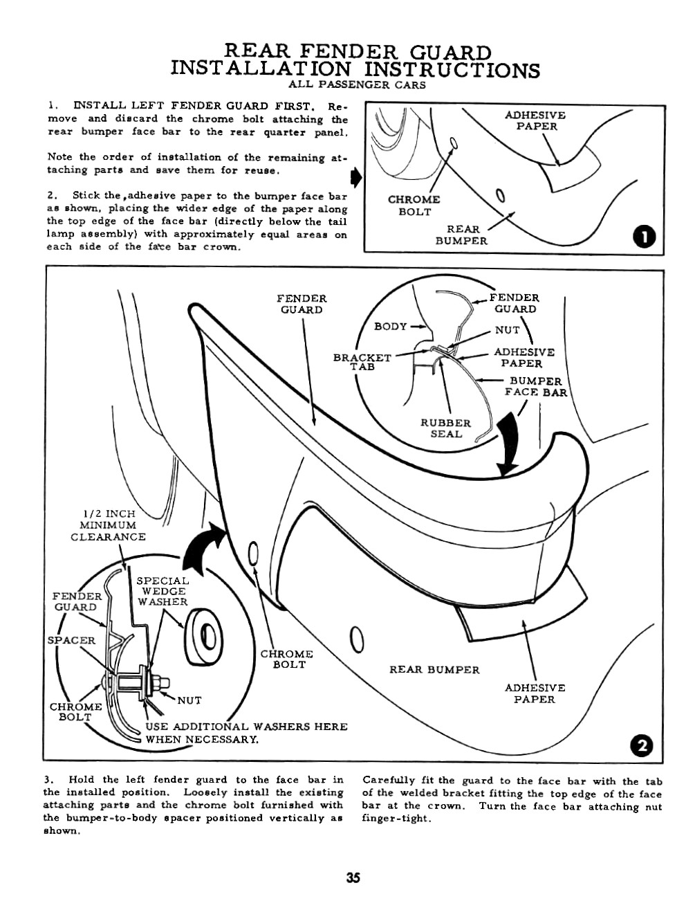 1955 Chevrolet Accessories Manual